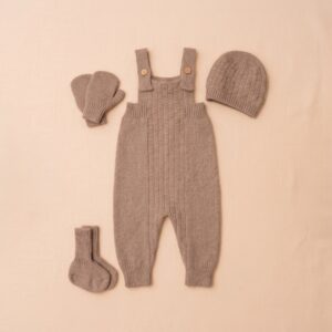 knitted baby romper