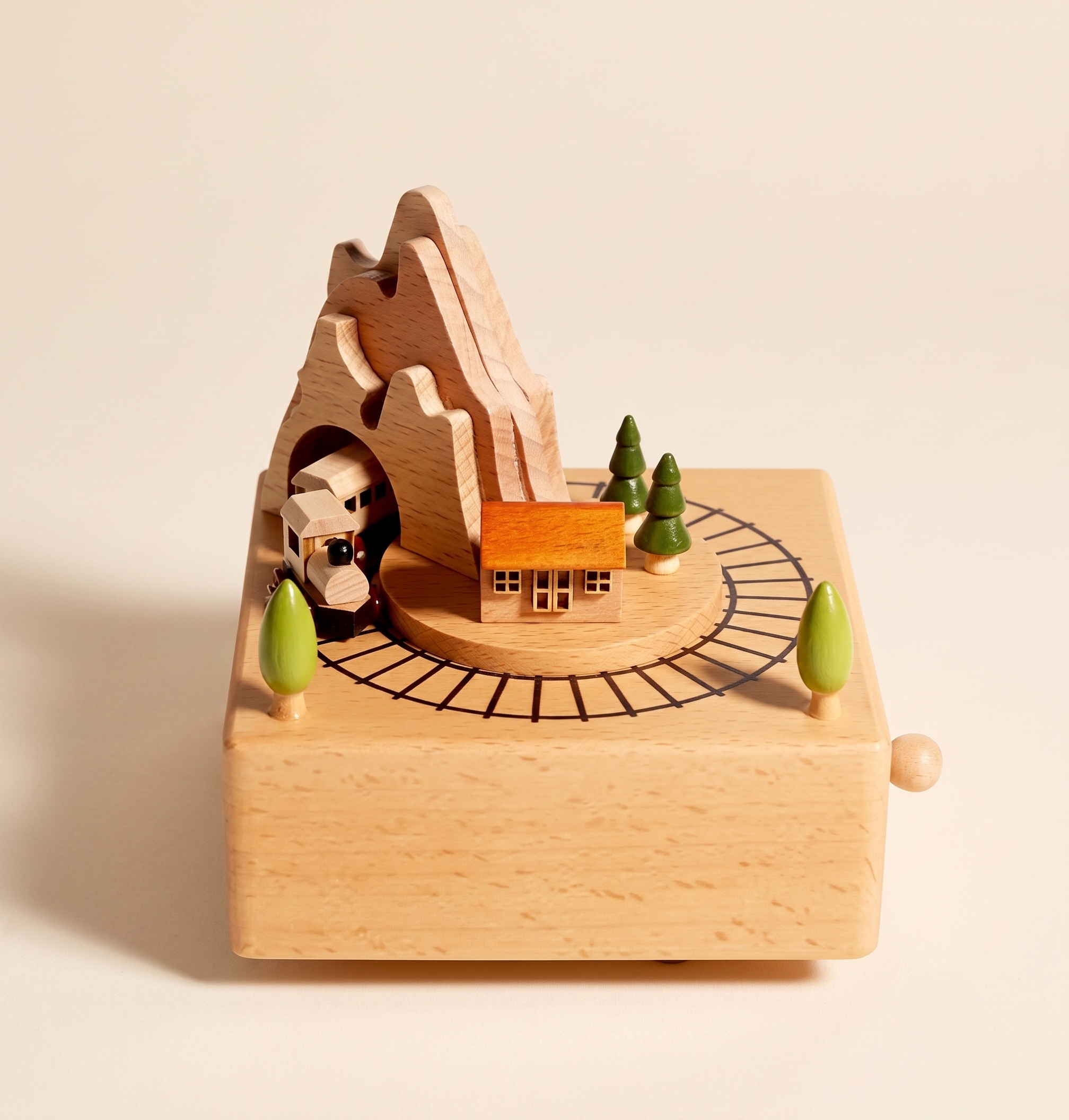 wooden music carausal blank wooden music carausal blank
