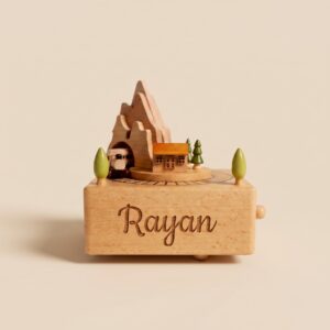 wooden music carausal english