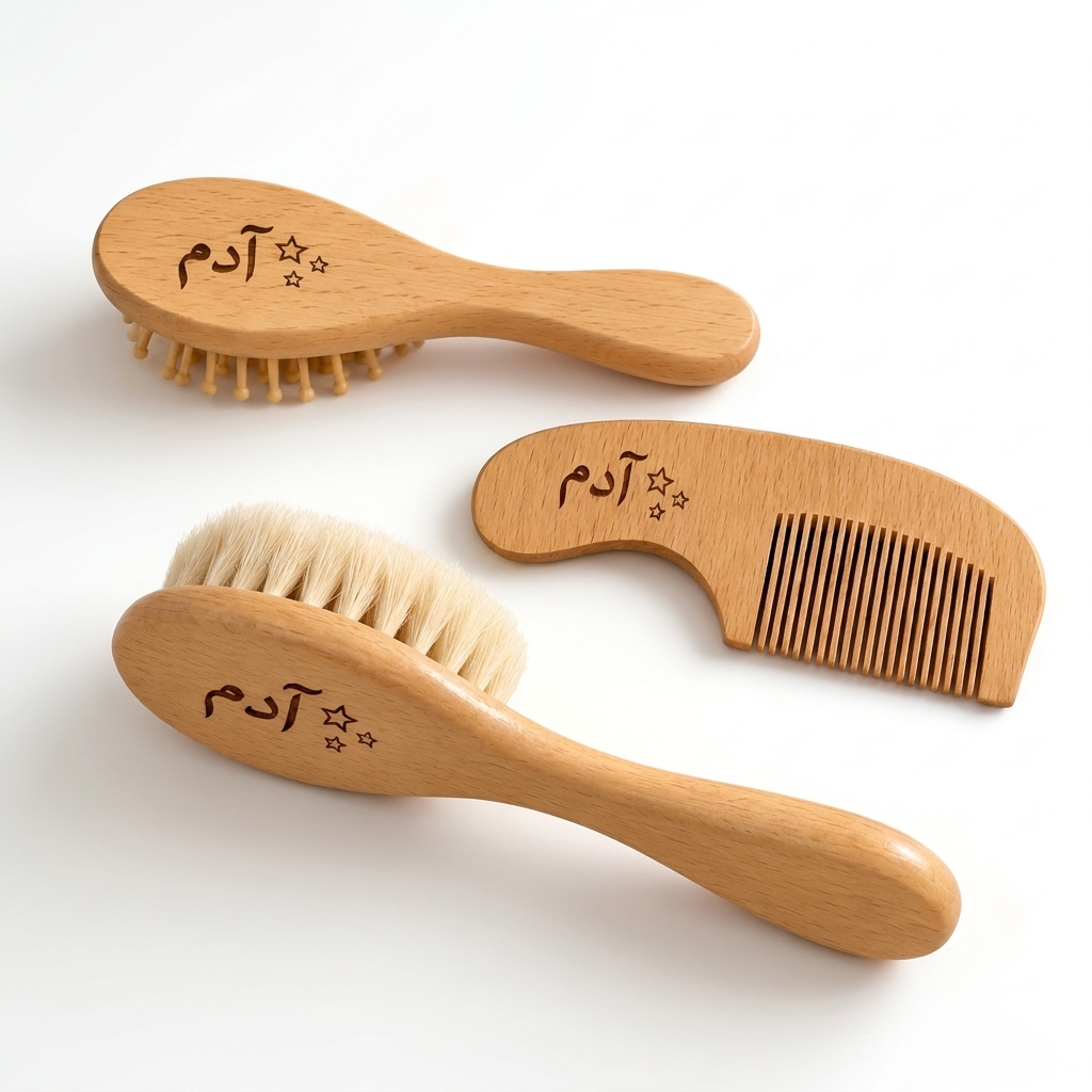 Baby Brush & Comb Set 1 gugu arabic comb set